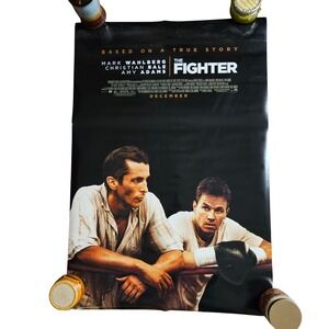 The Fighter 2010 Original Movie Poster 27x40 Mark Wahlberg Christian Bale D/S
